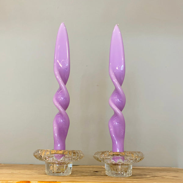  Twist Glossy Lilac Candle