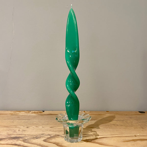 Twist Candle Bright Green 