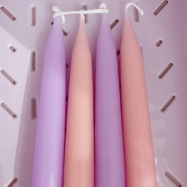 Set of 2 Taper Candles 20cm